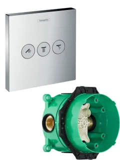 Переключатель потоков для ванны с душем Hansgrohe ShowerSelect 15764000S хром